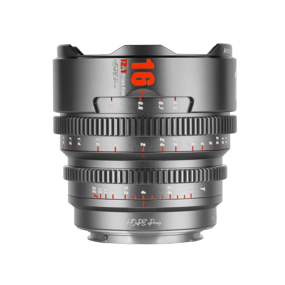 7Artisans 16mm T2.1 Cinema Lens - Canon RF Mount - Titanium