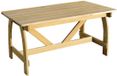 vidaXL Table de jardin 150x74x75 cm pin imprégné