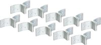 Alberts 843656 Beugel voor T-profiel schuttingpaal | thermisch verzinkt | 114 x 40 mm | Set van 10