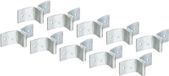 Alberts 843656 Beugel voor T-profiel schuttingpaal | thermisch verzinkt | 114 x 40 mm | Set van 10