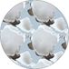 Bonateks, Ronde digitaal bedrukte muismat, antislip onderkant, voor kantoor en thuis, diameter: 22 cm