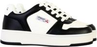 Le temps des cerises Marly-sneakers met veters wit