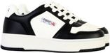 Le temps des cerises Marly-sneakers met veters wit