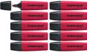 STABILO BOSS ORIGINAL Markeerstift Wildflower Bordeaux Doos 10 Stuks