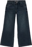 WE Fashion Meisjes wide leg jeans - Black - Katoen - Maat 146