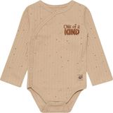 4PRESIDENT Body bébé Zenne Sable Manches longues 100% Coton Taille 56