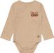 4PRESIDENT Body bébé Zenne Sable Manches longues 100% Coton Taille 56