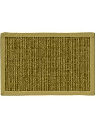 benuta Deurmat binnen en buiten effen Sana groen 40x60 cm