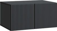 vidaXL Wandmontage TV-kast 59,5 x 41 x 30 cm Zwart Bewerkt hout