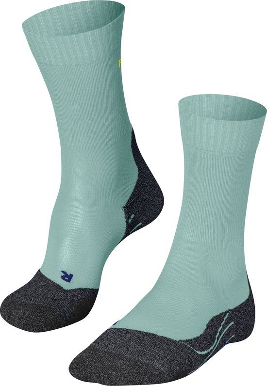 FALKE TK2 Cool Wandelsokken anti blaren, medium padding functioneel garen sportsokken dames groen - Maat 37-38