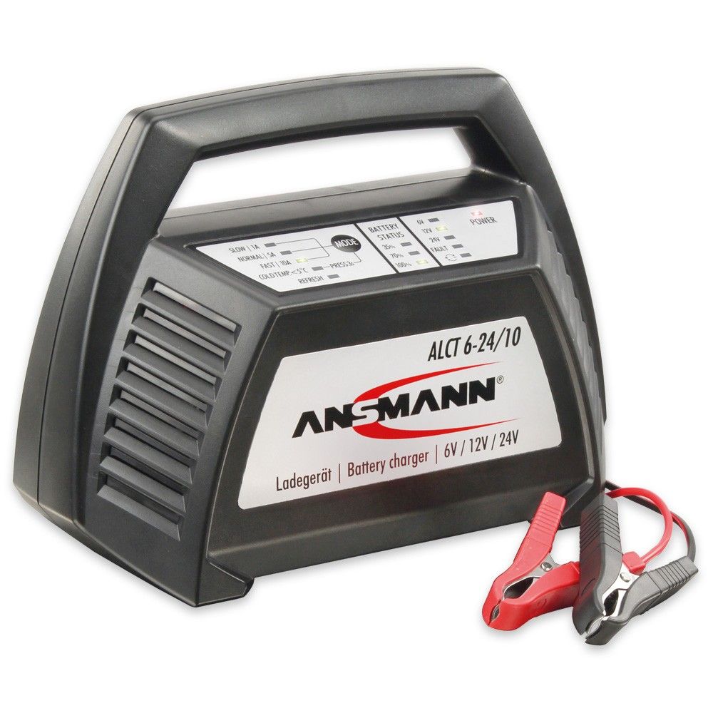 Ansmann ALCT6-24/10 Acculader zwart