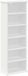 vidaXL CD Kast Wit 32 x 17 x 92 cm Bewerkt hout