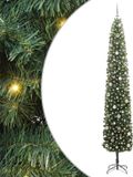 vidaXL Kunstkerstboom Groen 270 cm PVC en Staal en Kunststof