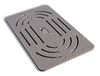 Castelmerlino Accessoires voor de douche, marine multiplex, grijs-bruin, 96 x 56 cm