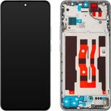 Oppo Écran avec Touchscreen Oppo Reno12, avec Cadre, Argenté (Astro Silver), Service Pack 621029000232