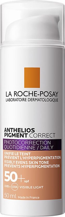 La Roche-Posay Anthelios Pigment Correct Dagelijkse Getinte Zonnebrandcr&#232;me Medium SPF50+ 50ml