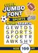 Super Jumbo Font Sports Word Search Size 100 pt: Puzzle Book with Giant XL Print for Visually Impaired Adults