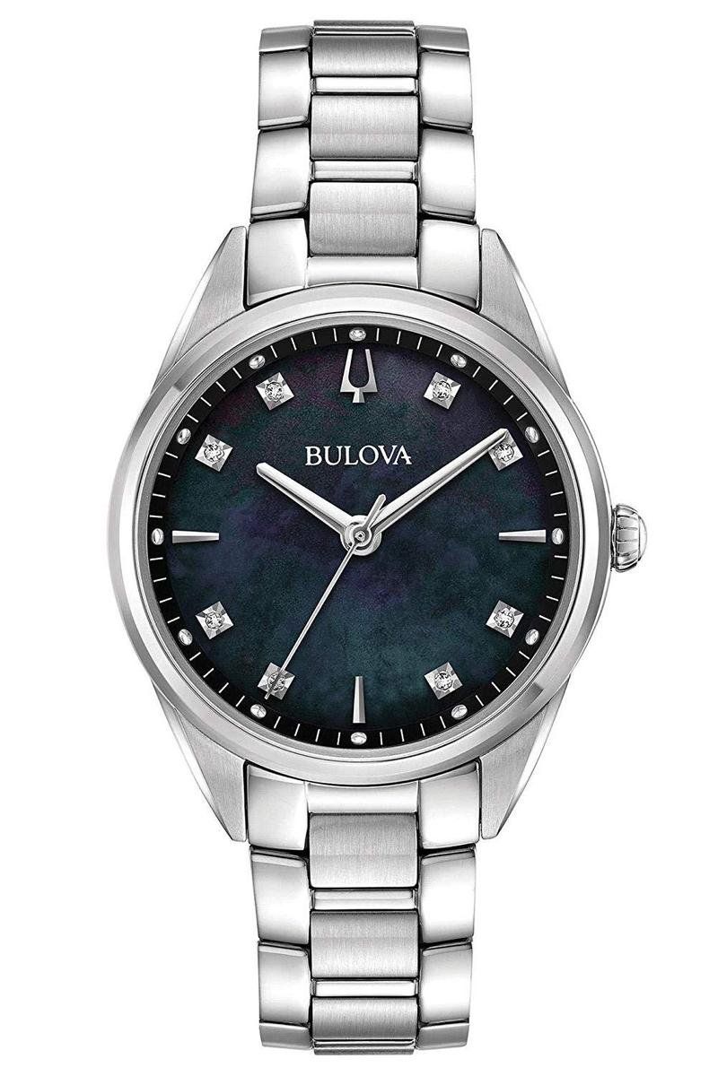Bulova Women's Analog Classic Quartz Watch with Stainless Steel Band 96P198