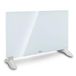 Bimar HC508 Convector voor muur of vloer, natuurlijke convectie, metalen behuizing en frontpaneel van glas, elektrische wandverwarming, beschermingsklasse IP24 (spatwater)