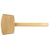 Topex Houten Hamer Vierkant 315mm 500gr