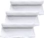 Merkloos / Sans marque Billiet - Vanlaere 3x Sneeuwdeken / sneeuwtapijt op rol 90 x 180 cm - Wit