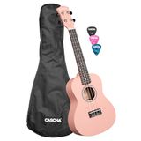 Concert Linden Concert Ukelele Pink (incl. tas, 3 plekken)