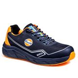 Sparco Teamwork Gulf Mirage S1PS ESD HRO Low-Top Veiligheidsschoenen voor heren, ultralichte EVA-demping, ademend 3D-bovenmateriaal. Livrea Officiële Gulf EU 43