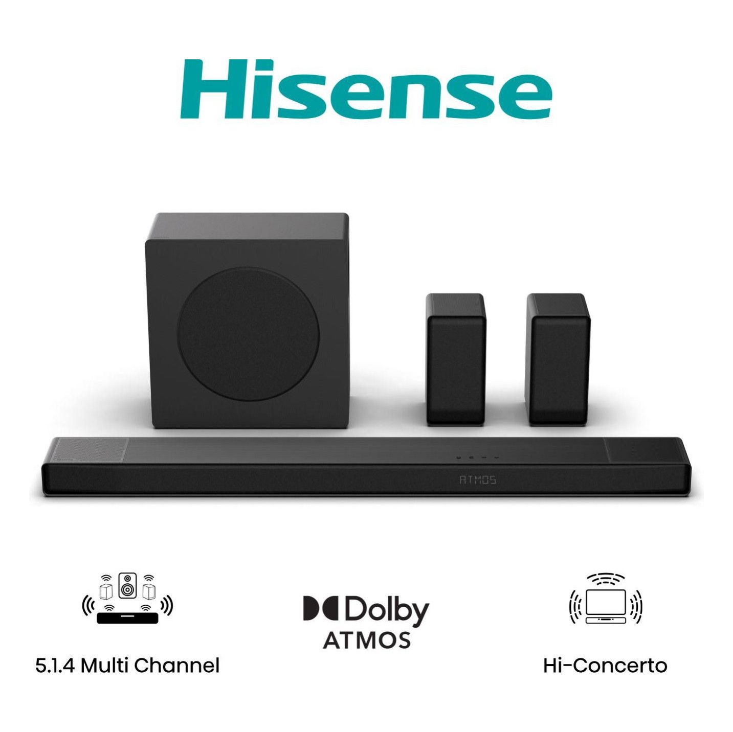 Hisense Ax5140q Soundbar Zwart