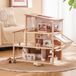 Maison de poupée Bohème maison de jeu en bois - 3 étages - 8 pièces