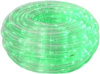 vidaXL LED-lichtslang voor de kerst 2400 LED's Groen 100 m