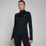 MyProtein MP Training Sporttrui met Kwartrits voor Dames - Zwart - XXS