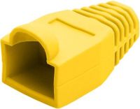 XtendLan Connecteur RJ45 Protection, Jaune (Plastique à bulles)