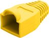 XtendLan Connecteur RJ45 Protection, Jaune (Plastique à bulles)