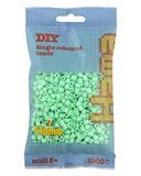 Hama Kralen tas | ca. 1000 midi-zekeringskralen, mozaïek decoratie, kunst en ambacht voor creatieve kinderen vanaf 5 jaar, pastel mint