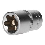 Brilliant Tools 1/2" Torx-E-dop, E20 - 1 stuk