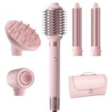 MESCOMB 5-in-1 haarstyler & airstyler met ionenföhn en auto-krultangset