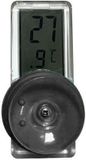 Benson Digitale thermometer - spatwaterdicht - met zuignap - zwart - compact formaat