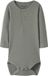 Romper à manches longues Rib Shadow uni pour hommes 50