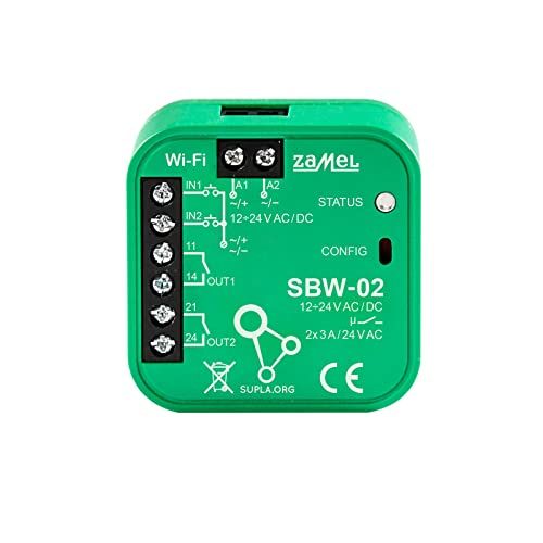 Supla Panda Supla Garagedeurbesturing 2-kanaals SBW-02, groen