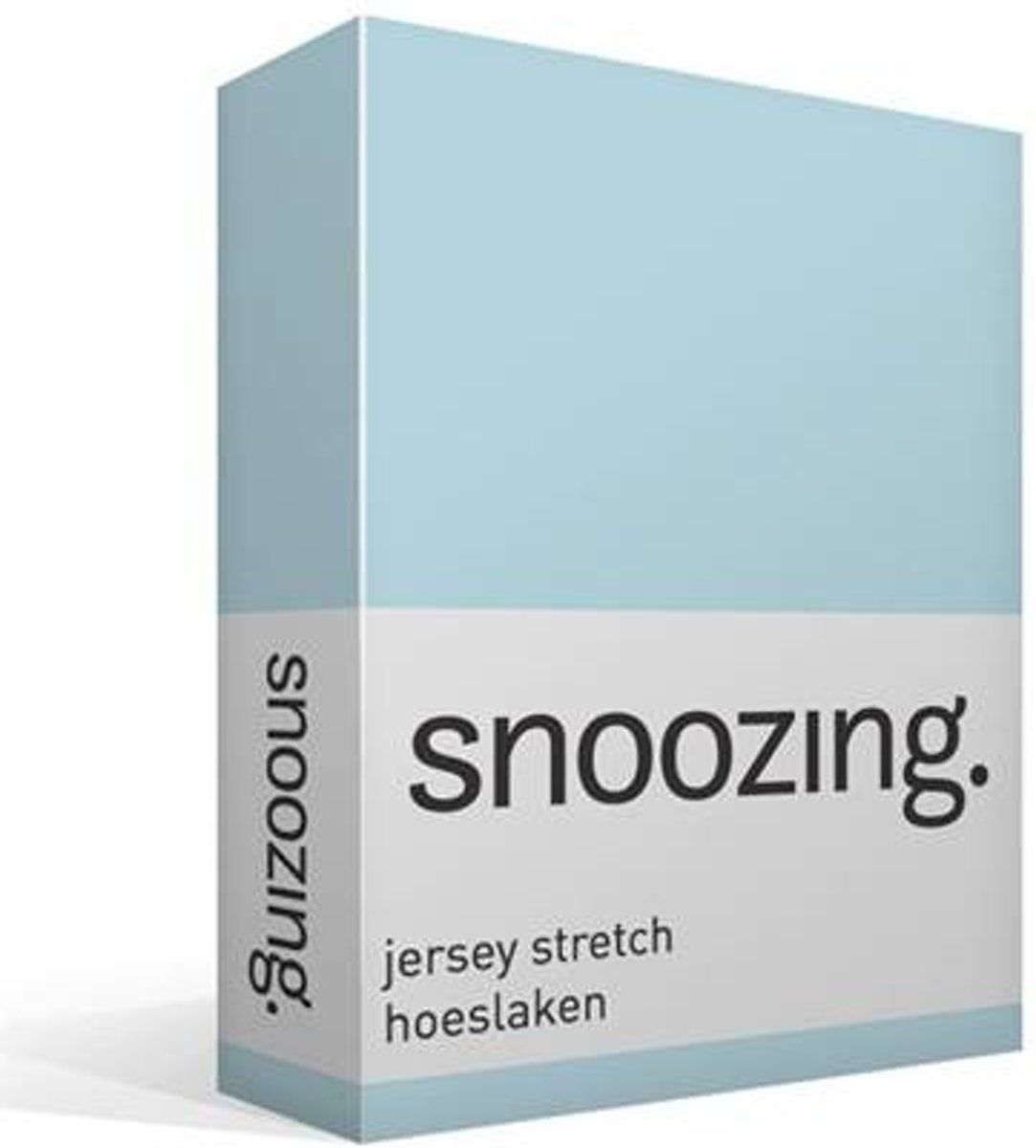 Snoozing Jersey Stretch - Hoeslaken - Eenpersoons - 90/100x200/220 cm - Hemel - blauw