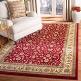 Safavieh Lyndhurst Collection LNH312A Traditionele Oosterse tapijt, rood/ivoor traditioneel 6' x 9' rood