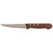 Stubai Couteau à désosser avec manche en bois en acier inoxydable au chrome-molybdène spécialement trempé, 160 mm