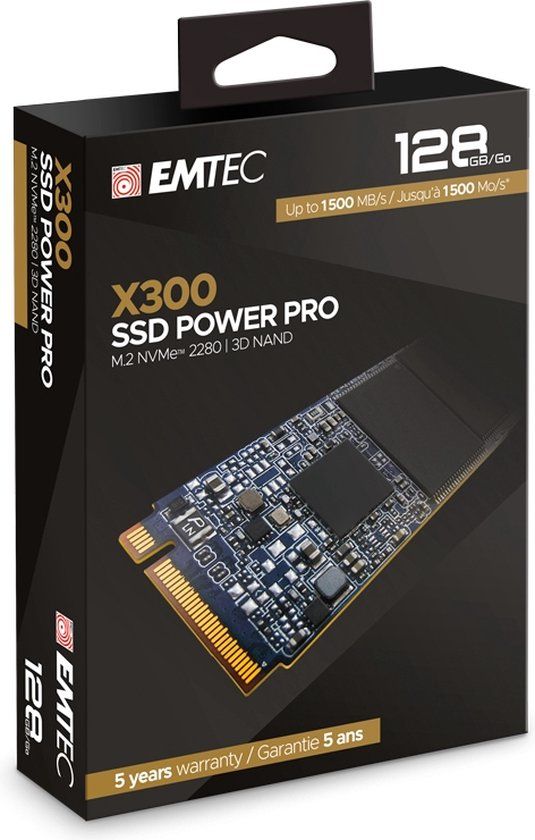 Emtec X300 128 GB M.2 PCI Express 3.0 NVMe 3D NAND