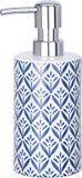 Wenko Zeepdispenser Lorca 360 ml Keramiek Blauw/wit