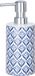 Wenko Zeepdispenser Lorca 360 ml Keramiek Blauw/wit