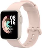 By Qubix Qubix Classic siliconen sportbandje Lichtroze Geschikt voor Xiaomi Mi Watch Lite / Redmi Watch