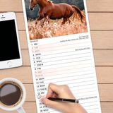 Avonside Publishing Paarden Kalender 2027 Slimline