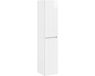 vidaXL Wandgemonteerde Badkamerkast Hoogglans Wit 33 x 34,5 x 160 cm
