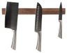 Support de couteaux magnétique en bois pour cuisine 40 cm