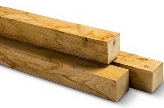 Intergard Kastanjehouten palen vierkant rustiek 8x8x250cm